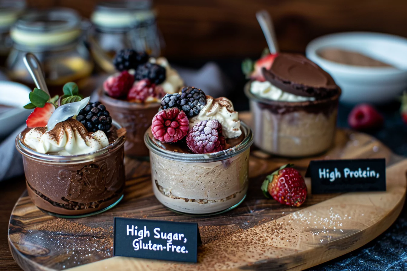 cottage-cheese-desserts-healthy-fun-twist Trio of healthy cottage cheese desserts – mousse, cookie dough, and cheesecake