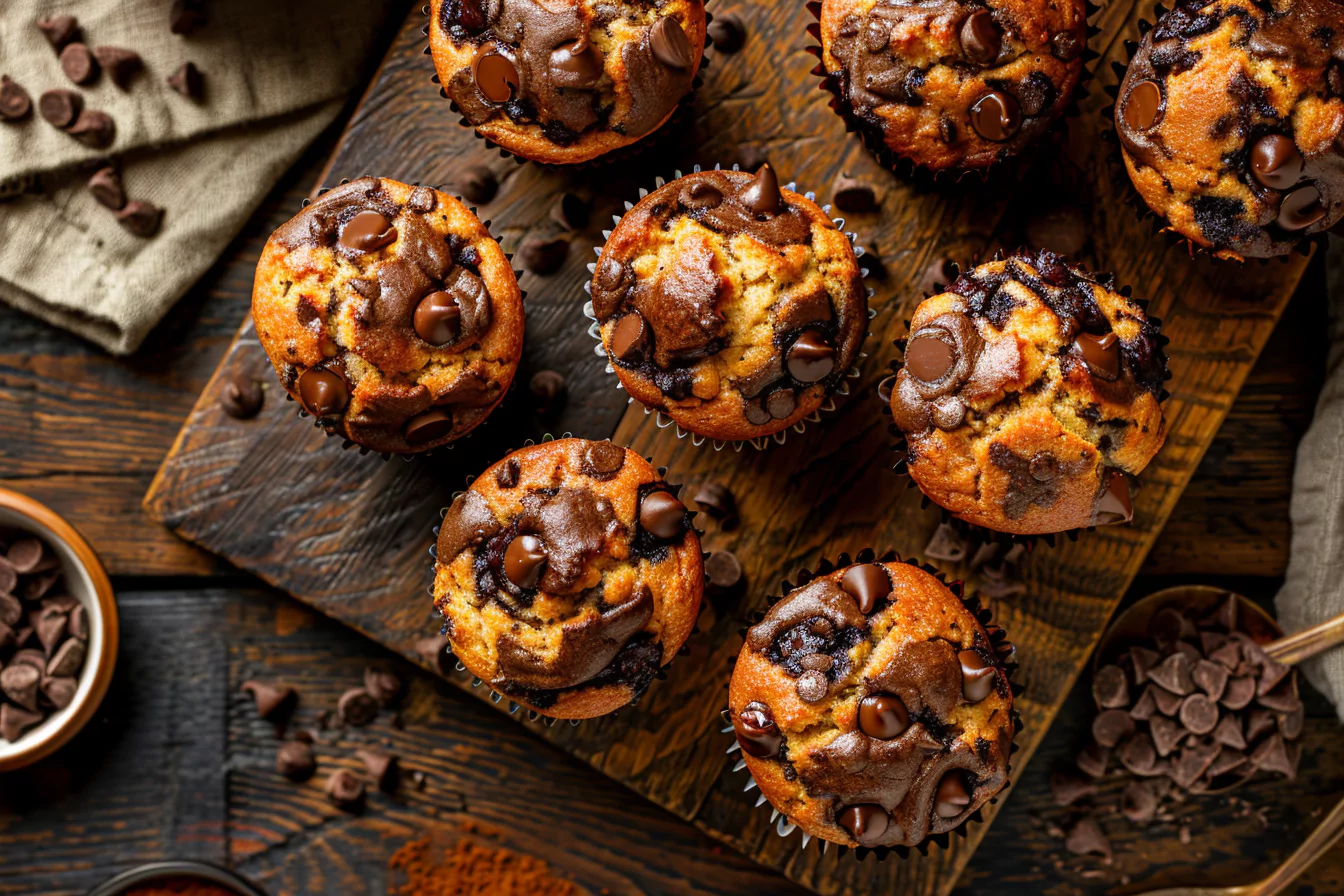 Cottage Cheese Keto Chocolate Chip Muffins: High-Protein & Low-Carb Delight