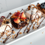 assorted frozen yogurt bites with creative toppings