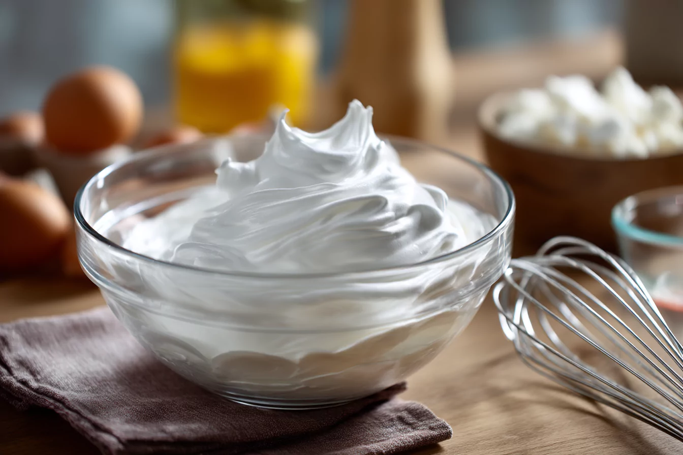 science-behind-fluffy-cloud-bread Stiff peaks from egg whites in cottage cheese cloud bread recipe