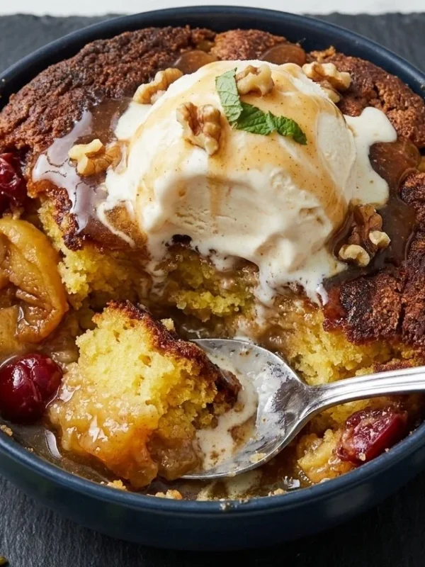 Apple Dump Cake with Pie Filling