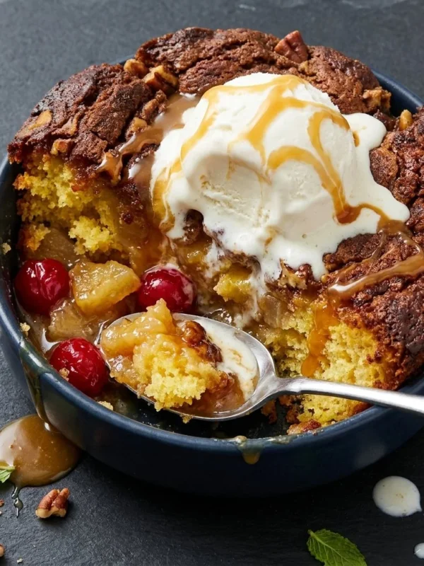 Caramel Apple Dump Cake