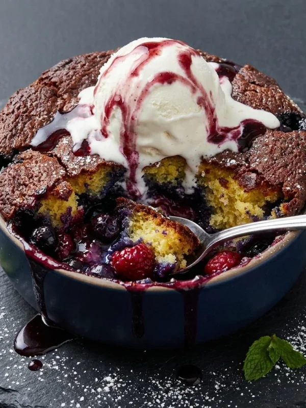 Easy Blueberry Dump Cake