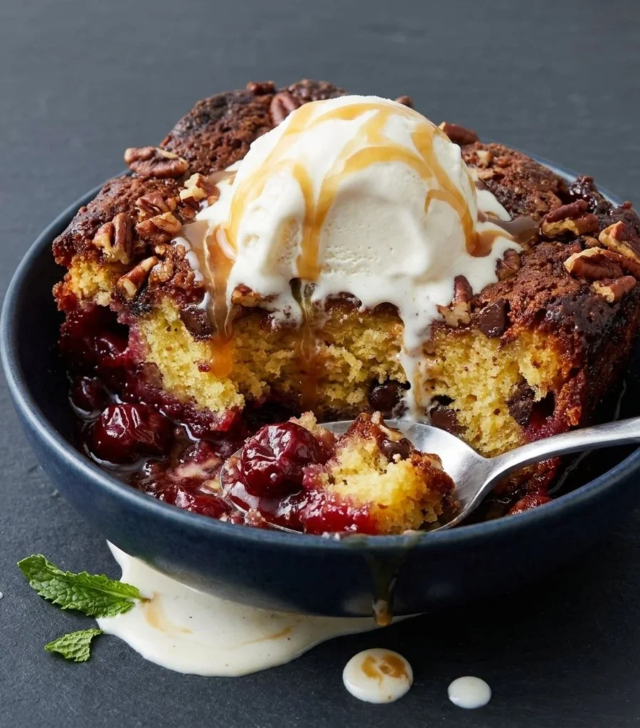 Easy Cherry Dump Cake