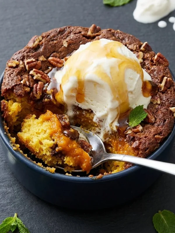 Easy Maple Pumpkin Dump Cake with Perfect Pecan Streusel