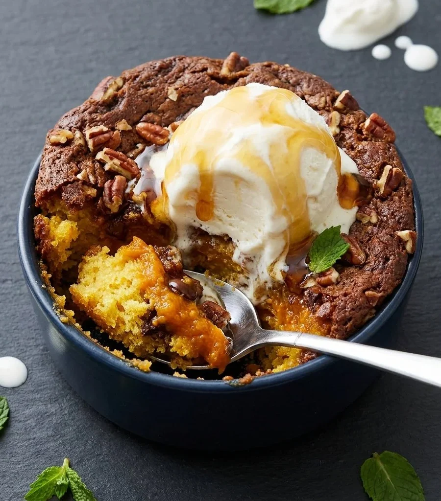 Easy Maple Pumpkin Dump Cake with Perfect Pecan Streusel
