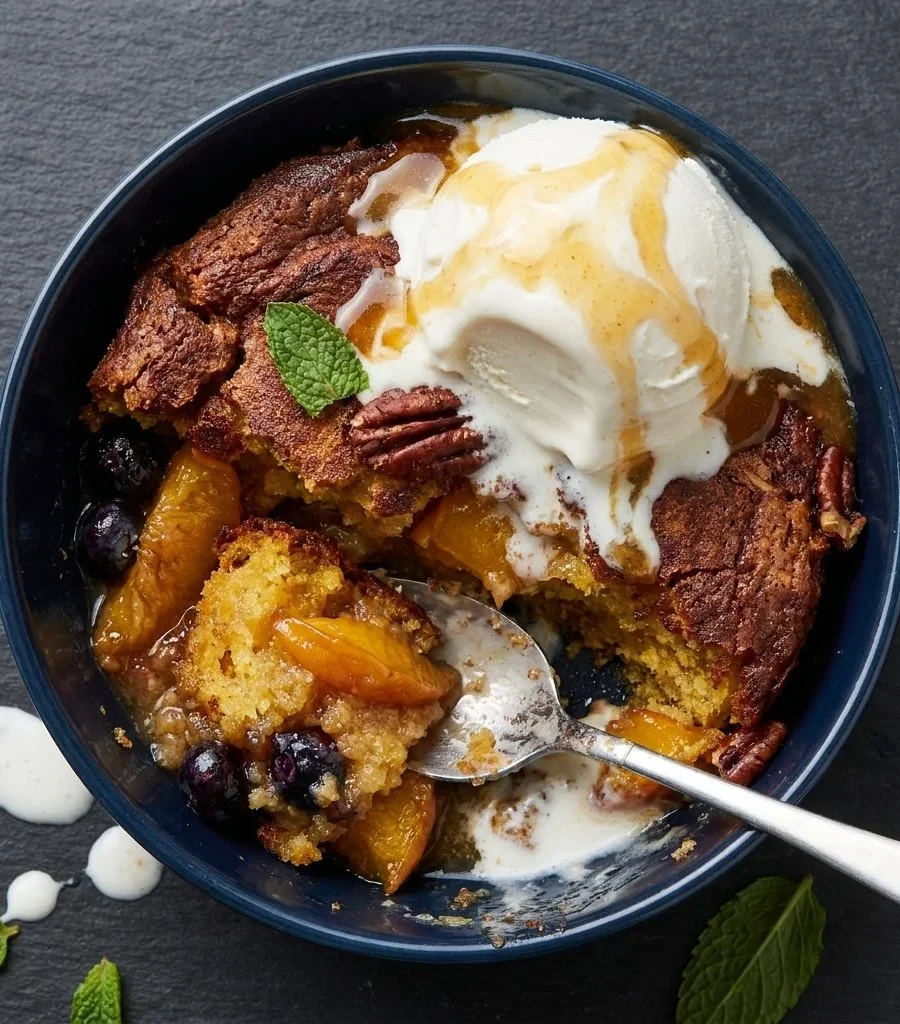 Peach Cobbler Dump Cake